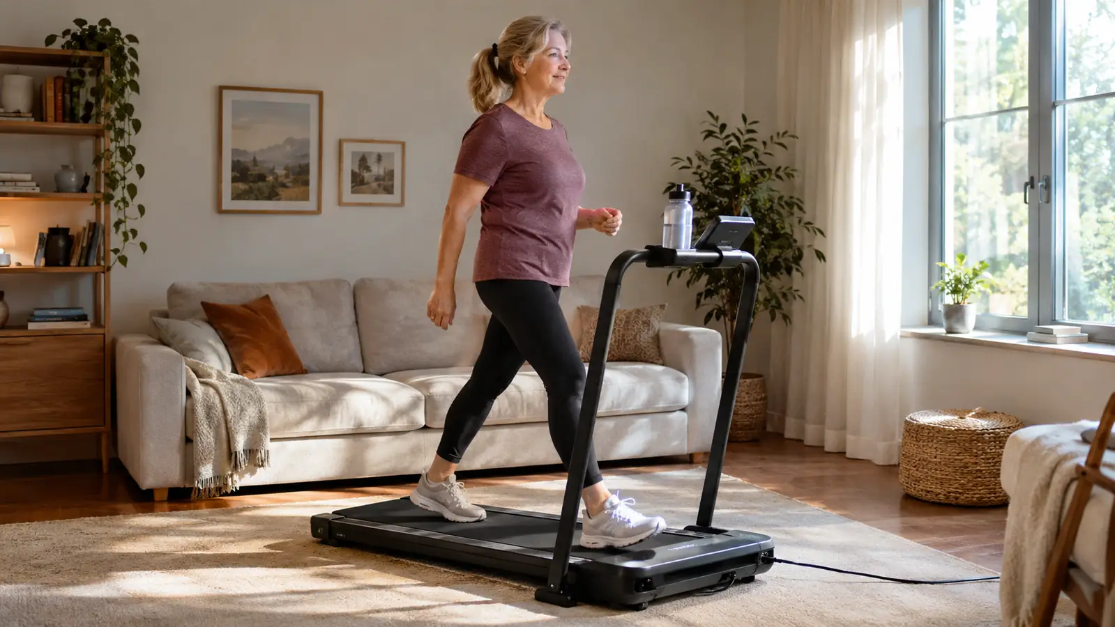 How to Reach 10,000 Steps at Home With a Walking Pad